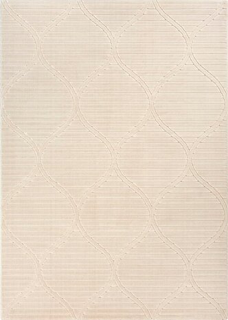 Kurzflor Delia - Barock Design - Beige