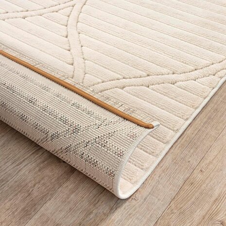 Kurzflor Delia - Barock Design - Beige