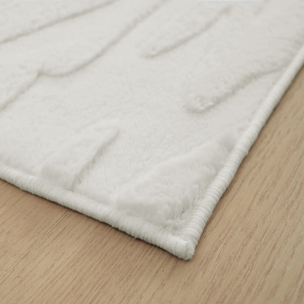 Modern Teppich - Mystic Grooves Creme Modern Teppich - Mystic Grooves Creme