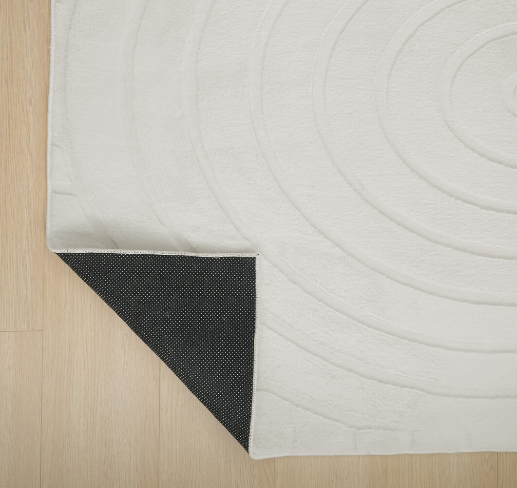 Japandi-Teppich - Mystic Grooves Creme Japandi-Teppich - Mystic Grooves Creme