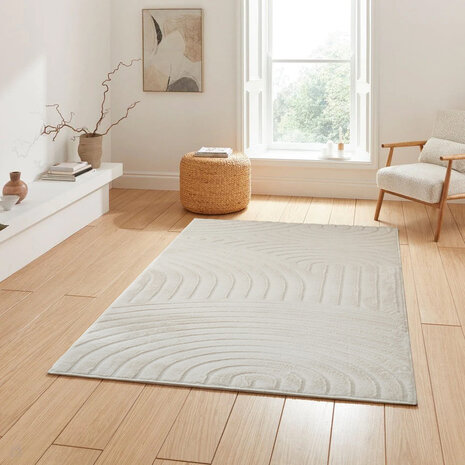 Japandi-Teppich - Mystic Grooves Beige