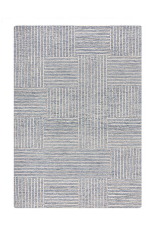 Kurzflor Karo Blau - Abstrakt - Blau Kurzflor Karo Blau - Abstrakt - Blau