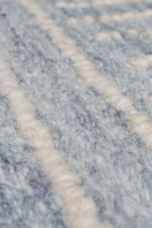 Kurzflor Karo Blau - Abstrakt - Blau Kurzflor Karo Blau - Abstrakt - Blau