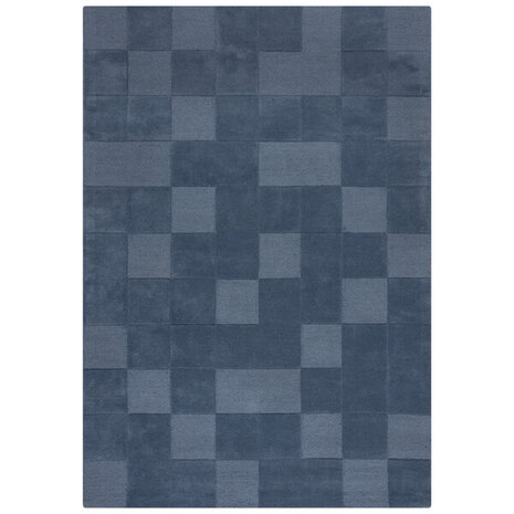 Kurzflor Checkerboard - Blau Kurzflor Checkerboard - Blau