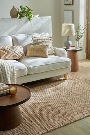 Kurzflor Drew Flechtrahmen - Handgewebt - Natur Kurzflor Drew Flechtrahmen - Handgewebt - Natur