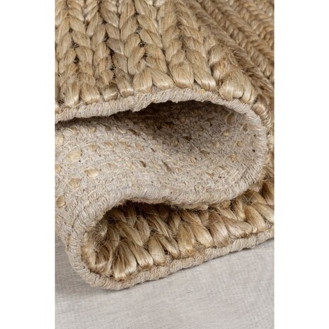 Kurzflor Drew Flechtrahmen - Handgewebt - Natur Kurzflor Drew Flechtrahmen - Handgewebt - Natur