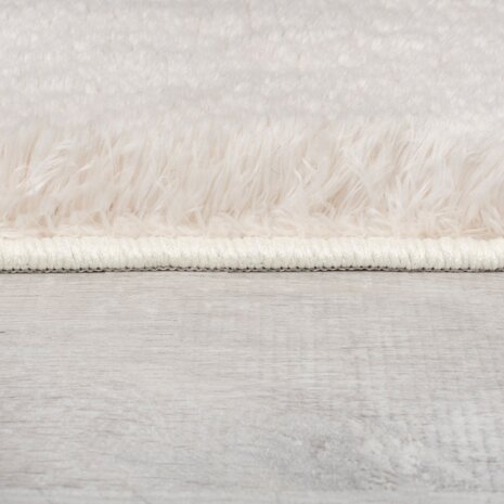 Hochflorteppich Faroe Wool Look - Flauschig - Creme - Creme Hochflorteppich Faroe Wool Look - Flauschig - Creme - Creme