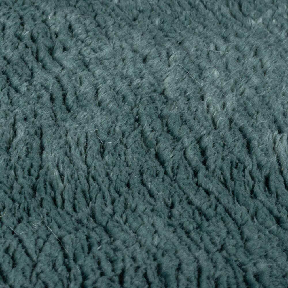 Hochflorteppich Faroe Wool Look - Flauschig - Blau Hochflorteppich Faroe Wool Look - Flauschig - Blau