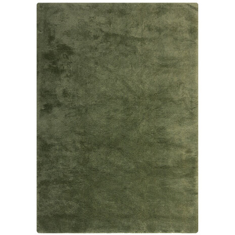 Hochflorteppich Faroe Wool Look - Flauschig - Grün Hochflorteppich Faroe Wool Look - Flauschig - Grün