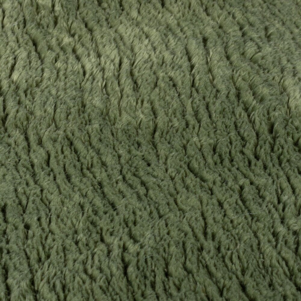 Hochflorteppich Faroe Wool Look - Flauschig - Grün Hochflorteppich Faroe Wool Look - Flauschig - Grün