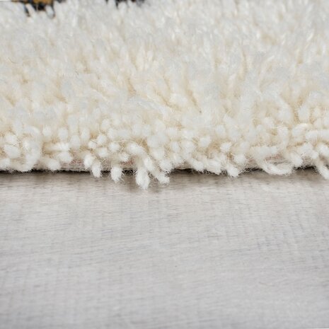 Hochflorteppich - Berber Design Fes - 100% Wolle - Shaggy - Multi Hochflorteppich - Berber Design Fes - 100% Wolle - Shaggy - Multi