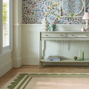 Kurzflor Lois - 100% Wolle - Grün Kurzflor Lois - 100% Wolle - Grün