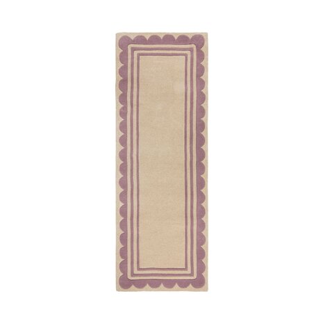 Läufer - Kurzflor Lois - 100% Wolle - Lila Läufer - Kurzflor Lois - 100% Wolle - Lila