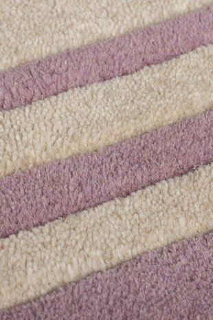 Läufer - Kurzflor Lois - 100% Wolle - Lila Läufer - Kurzflor Lois - 100% Wolle - Lila