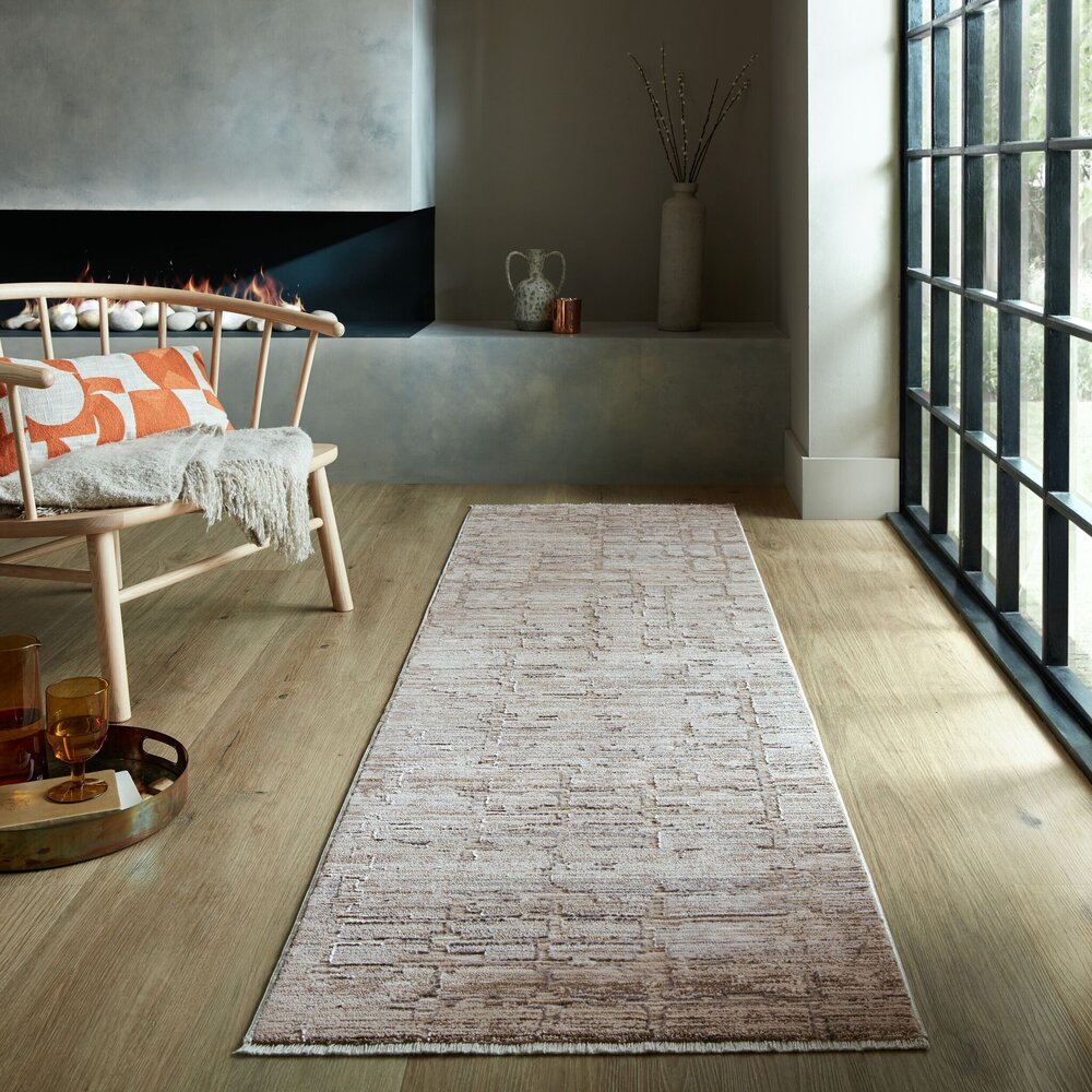 Flycarpets Läufer - Modern Kurzflor - Mathilda Abstrakt