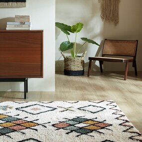 Hochflorteppich - Berber Design Midar - 100% Wolle - Shaggy - Multi Hochflorteppich - Berber Design Midar - 100% Wolle - Shaggy - Multi
