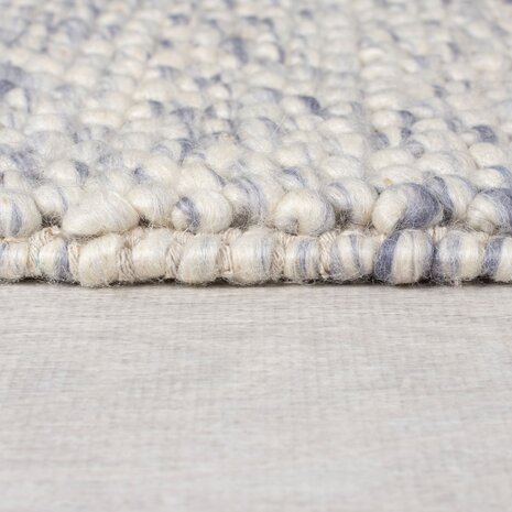 Läufer - Mineralien Uni-Teppich - Kurzflor - Wolle - Spheres Modern - Blau Läufer - Mineralien Uni-Teppich - Kurzflor - Wolle - Spheres Modern - Blau