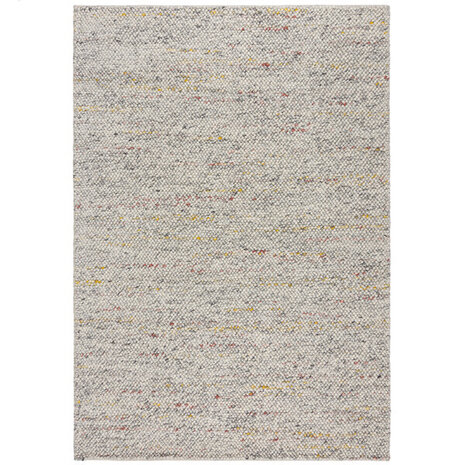 Mineralien Uni-Teppich - Kurzflor - Wolle - Balls Modern - Schwarz / Weiß Mineralien Uni-Teppich - Kurzflor - Wolle - Balls Modern - Schwarz / Weiß