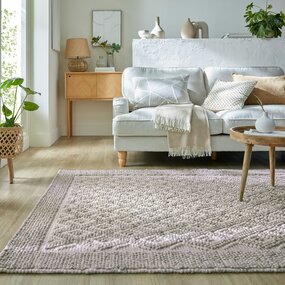 Mineralien Diamant-Teppich - Kurzflor - Wolle - Ball Designer Modern - Grau Mineralien Diamant-Teppich - Kurzflor - Wolle - Ball Designer Modern - Grau