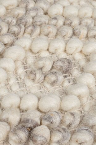 Mineralien Diamant-Teppich - Kurzflor - Wolle - Ball Designer Modern - Grau Mineralien Diamant-Teppich - Kurzflor - Wolle - Ball Designer Modern - Grau