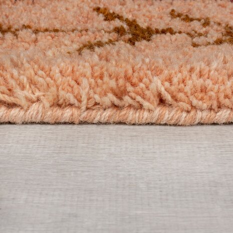 Sahara Berber Shaggy Teppich - Hochflor - 100% Wolle - Vintage - Rosa Sahara Berber Shaggy Teppich - Hochflor - 100% Wolle - Vintage - Rosa