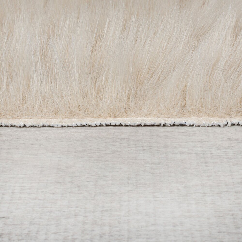 Hochflorteppich - Waffel - Creme/Creme Hochflorteppich - Waffel - Creme/Creme