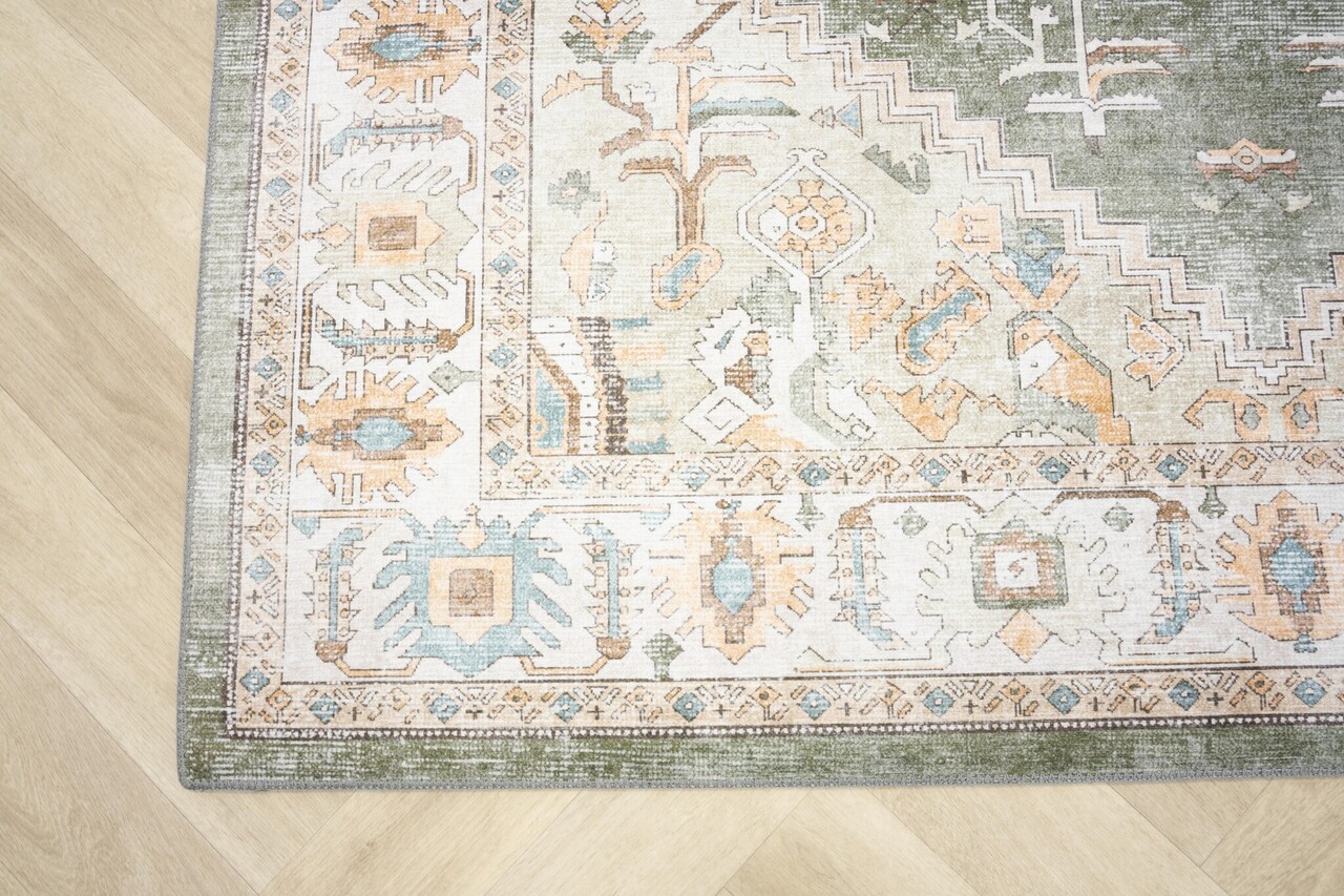 Teppich Vintage - Burano Grün/Terracotta Teppich Vintage - Burano Grün/Terracotta