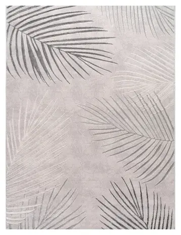 Teppich Modern -  Evora Leaves Grau Teppich Modern -  Evora Leaves Grau