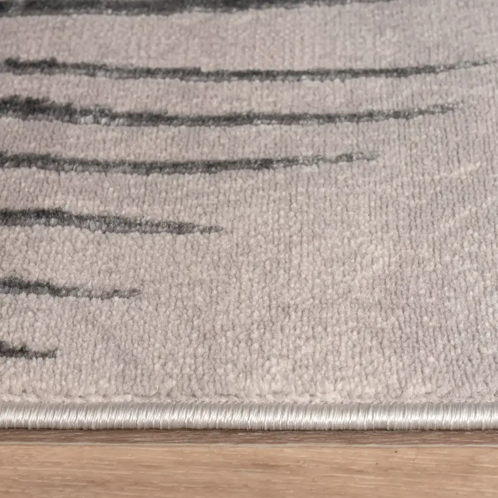 Teppich Modern -  Evora Leaves Grau Teppich Modern -  Evora Leaves Grau