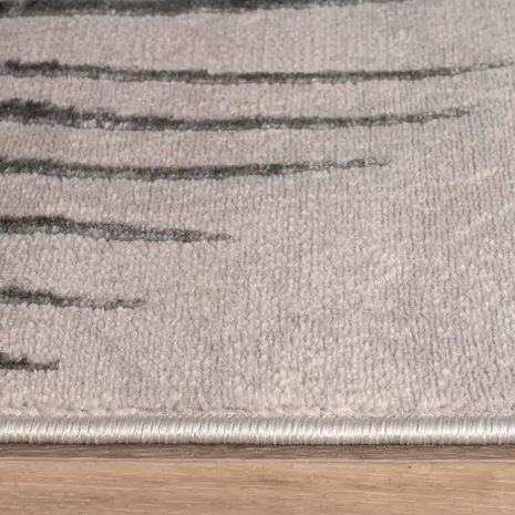 Teppich Modern -  Evora Leaves Grau Teppich Modern -  Evora Leaves Grau