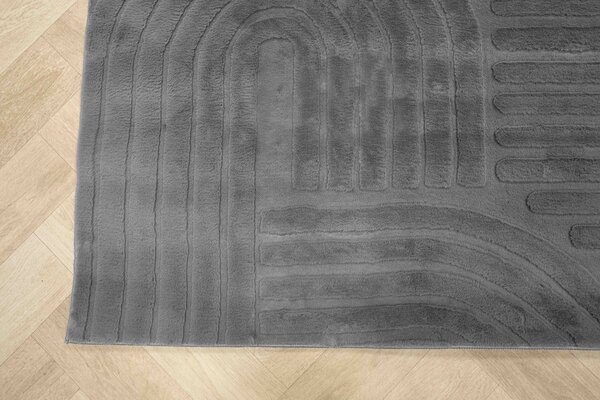 Japandi Teppich - Eve Grau