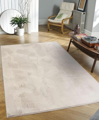 Waschbarer Teppich - Amalfi Creme Waschbarer Teppich - Amalfi Creme