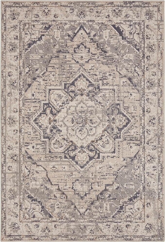 Vintage Teppich - Sand Creme/Grau Vintage Teppich - Sand Creme/Grau