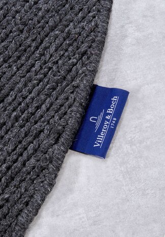 Runder Woll Teppich - Francois Anthrazit Runder Woll Teppich - Francois Anthrazit