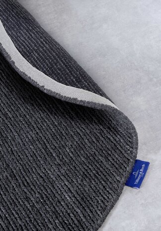 Ovale Wollteppich - Francois Anthrazit - 160x230 cm Ovale Wollteppich - Francois Anthrazit - 160x230 cm