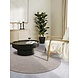 Runder Wollteppich - Francois Leinen/Beige Runder Wollteppich - Francois Leinen/Beige