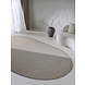 Ovale Wollteppich - Francois Leinen/Beige 160x230 CM Ovale Wollteppich - Francois Leinen/Beige 160x230 CM