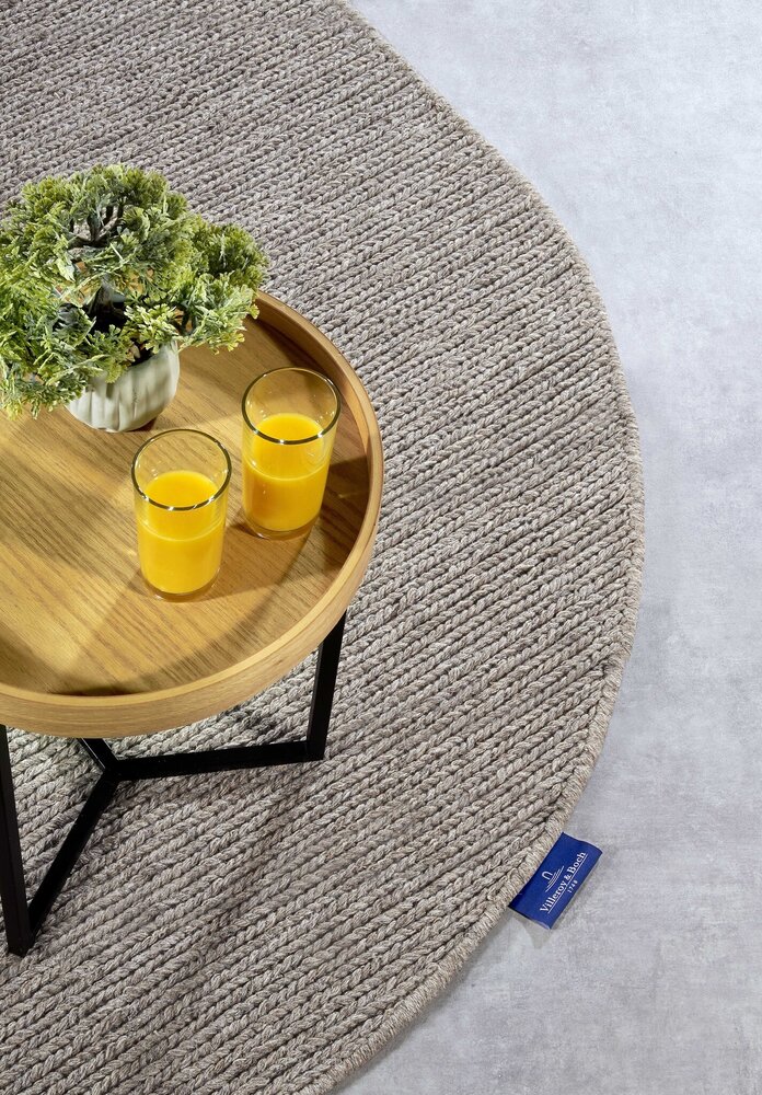 Ovale Wollteppich - Francois Leinen/Beige 160x230 CM Ovale Wollteppich - Francois Leinen/Beige 160x230 CM