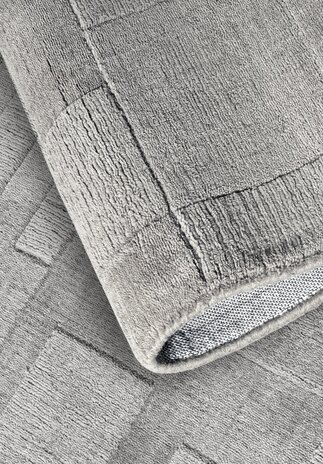 Wollteppich - Wilhelmine Grau Wollteppich - Wilhelmine Grau