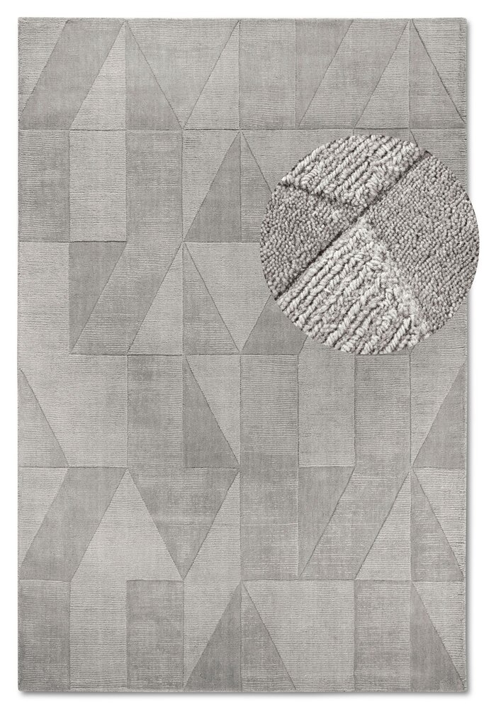 Wollteppich - Ursule Grau Wollteppich - Ursule Grau