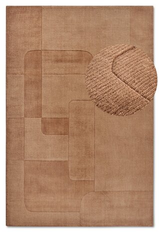 Wollteppich - Charlotte - Terrakotta Wollteppich - Charlotte - Terrakotta