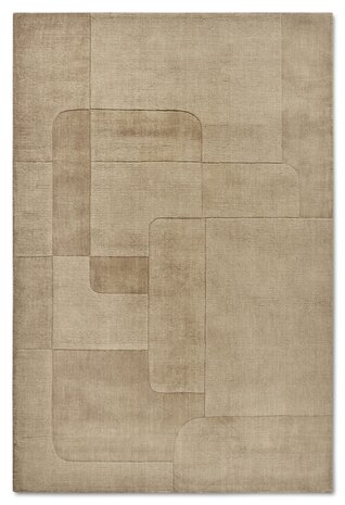 Wollteppich - Charlotte - Beige Wollteppich - Charlotte - Beige