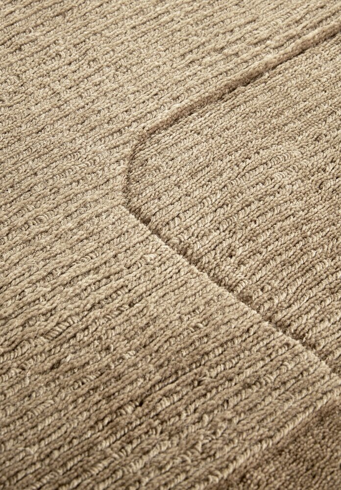 Wollteppich - Charlotte - Beige Wollteppich - Charlotte - Beige