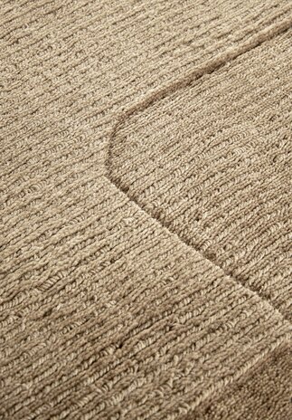 Wollteppich - Charlotte - Beige Wollteppich - Charlotte - Beige