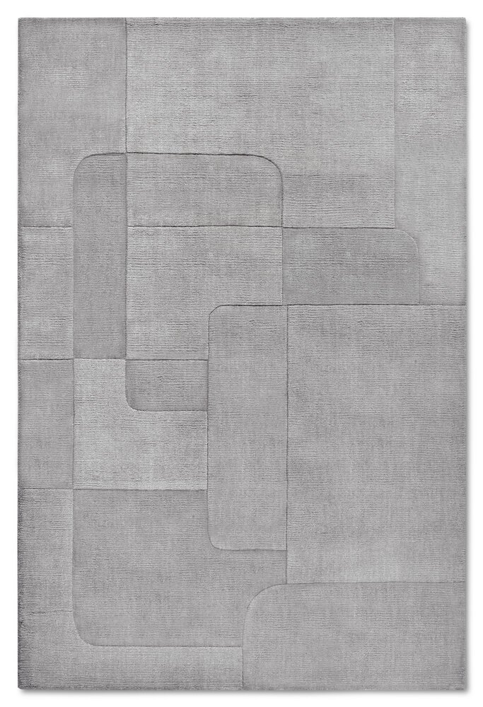 Wollteppich - Charlotte - Grau Wollteppich - Charlotte - Grau