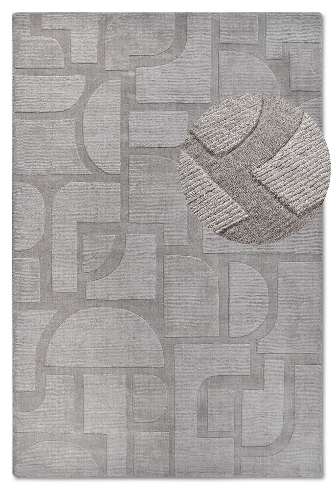 Wollteppich - Alexis - Grau Wollteppich - Alexis - Grau