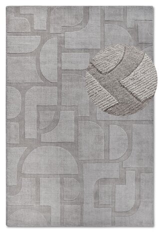 Wollteppich - Alexis - Grau Wollteppich - Alexis - Grau