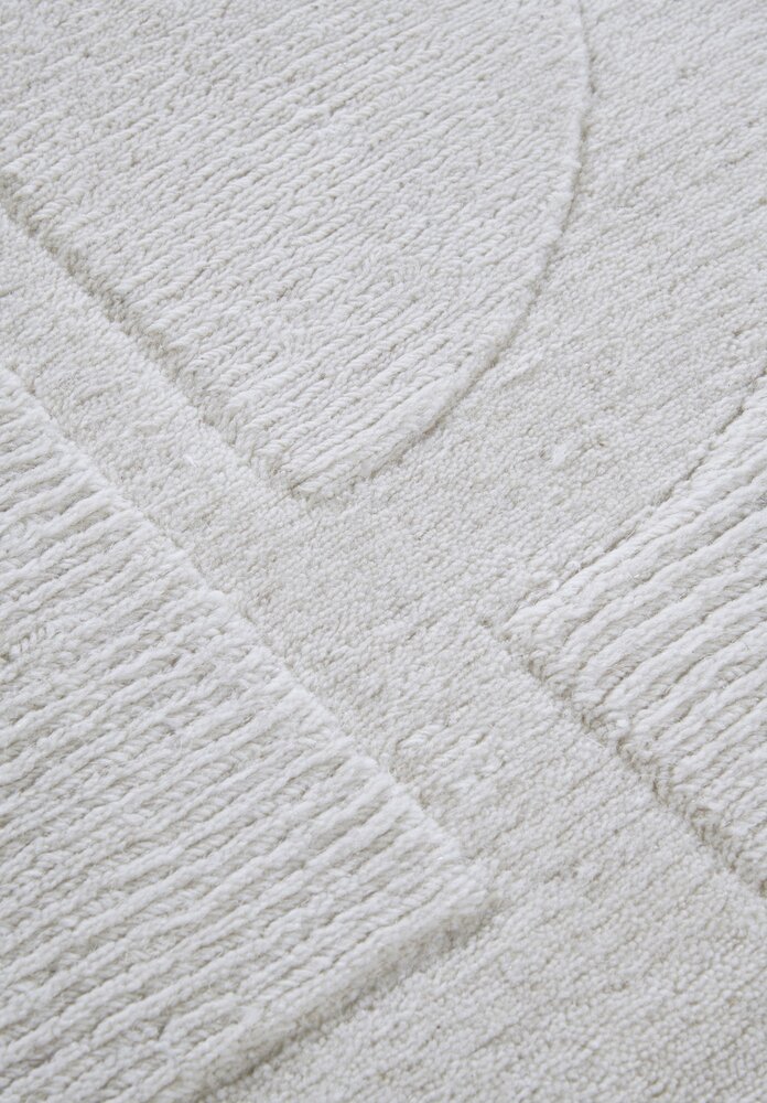 Wollteppich - Alexis - Creme Wollteppich - Alexis - Creme