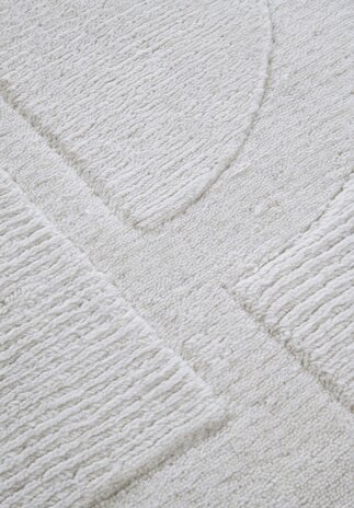 Wollteppich - Alexis - Creme Wollteppich - Alexis - Creme