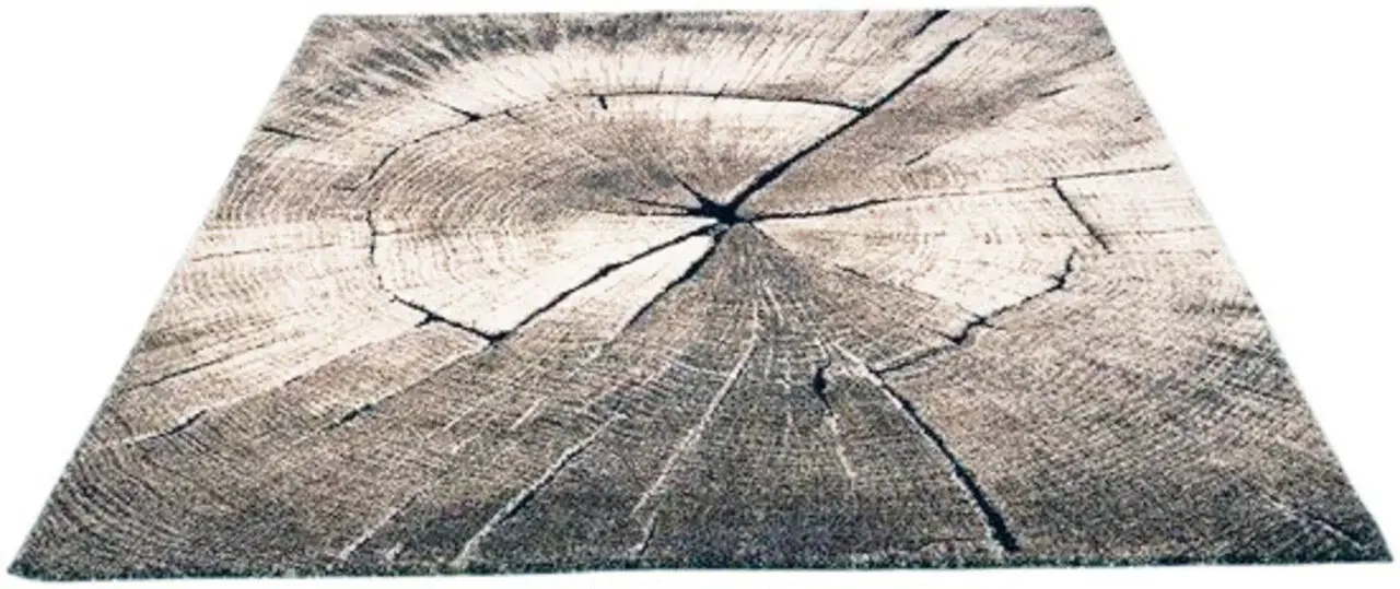 Teppich Modern - Maratta Baumstamm Beige/Grau